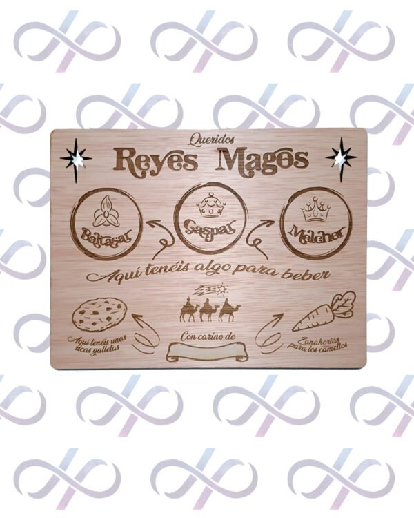 Bandeja de Ofrendas Reyes Magos y Papá Noel
