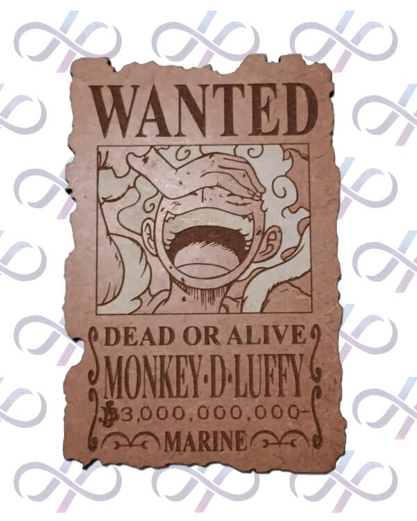 Cartel de Recompensa Luffy