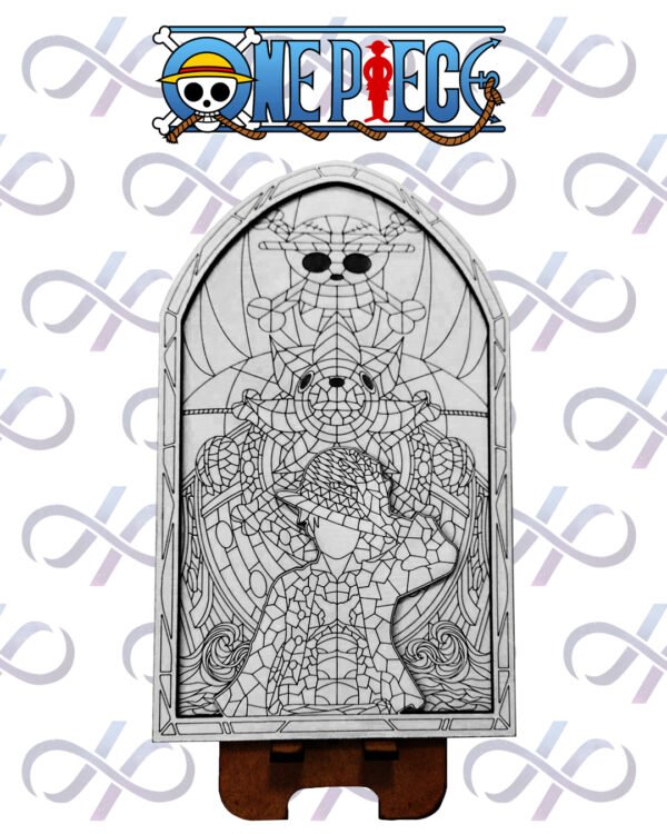 Cuadro Vidriera Multicapa de One Piece