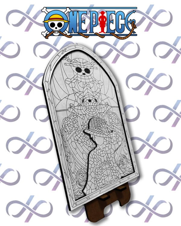 Cuadro Vidriera Multicapa de One Piece